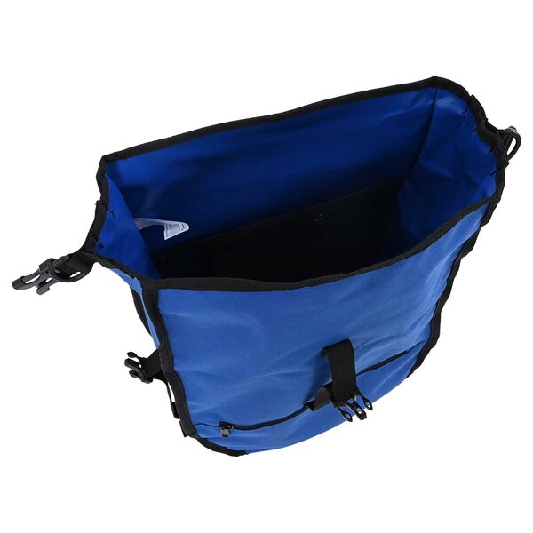vidaXL Torba rowerowa na bagażnik 25 L Niebieska 32.5x17x57 cm