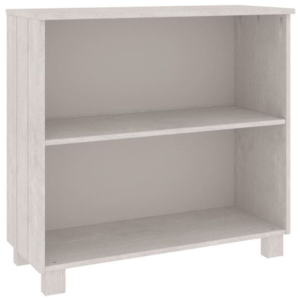 vidaXL Szafka HAMAR, biała, 85x35x80 cm, lite drewno sosnowe