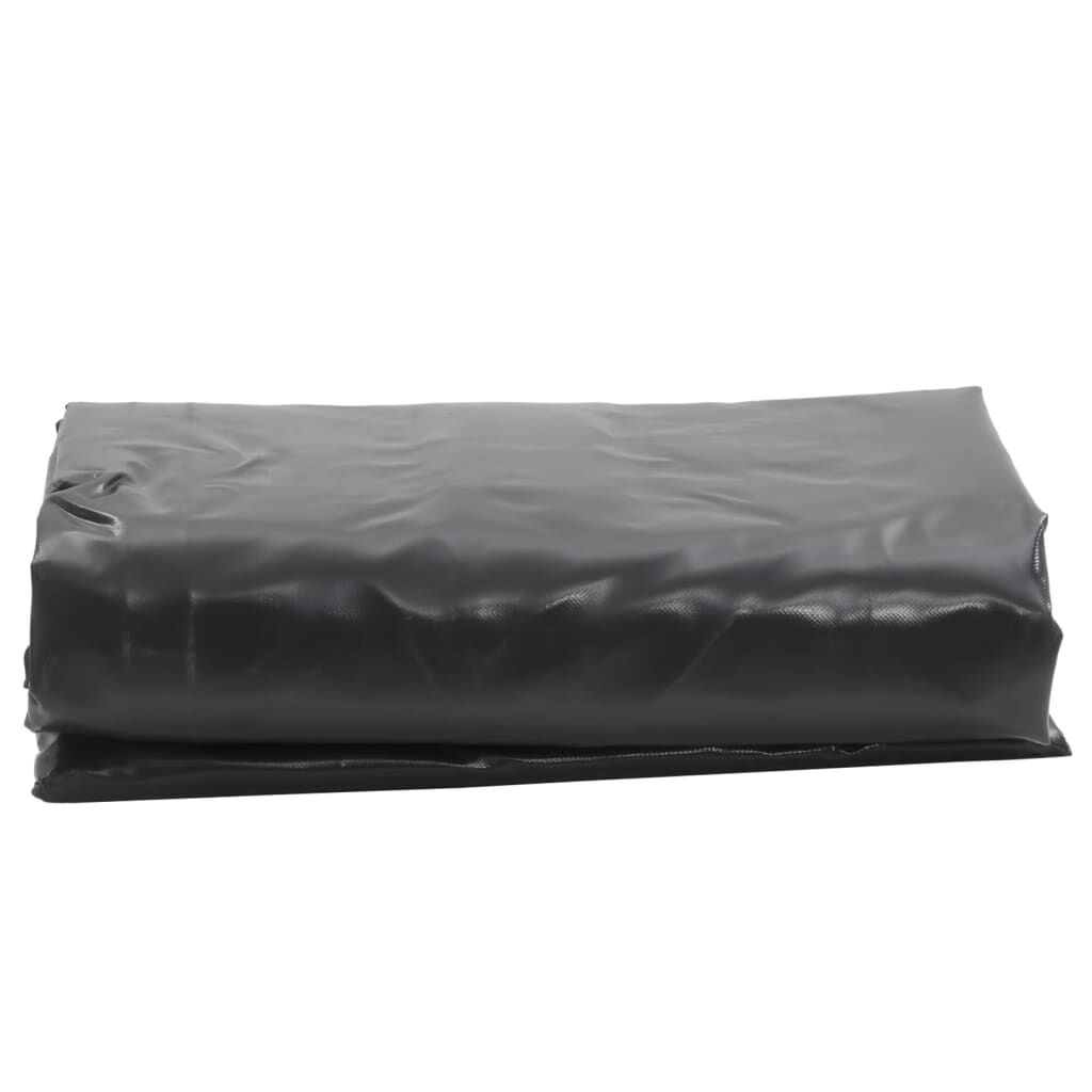 vidaXL Plandeka, antracytowa, 1x2,5 m, 650 g/m²