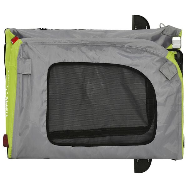 vidaXL Zielony wózek dla psa Poliester, Stal 124 x 53 x 53 cm Składany