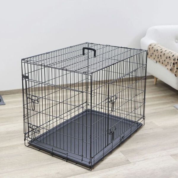 Kerbl Klatka dla psa, 92x63x74 cm, czarna