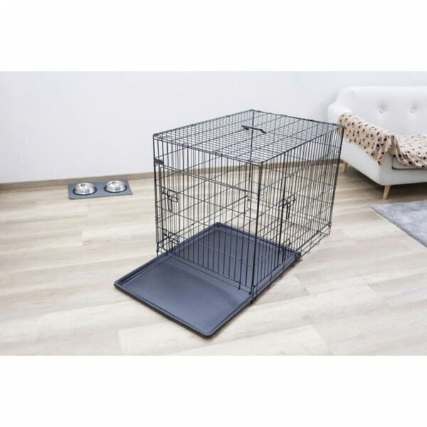 Kerbl Klatka dla psa, 92x63x74 cm, czarna