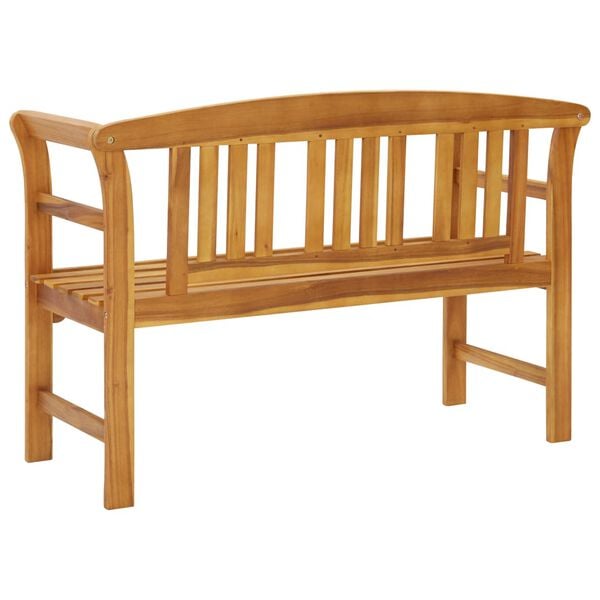 vidaXL Ławka ogrodowa, 114 cm, lite drewno akacjowe