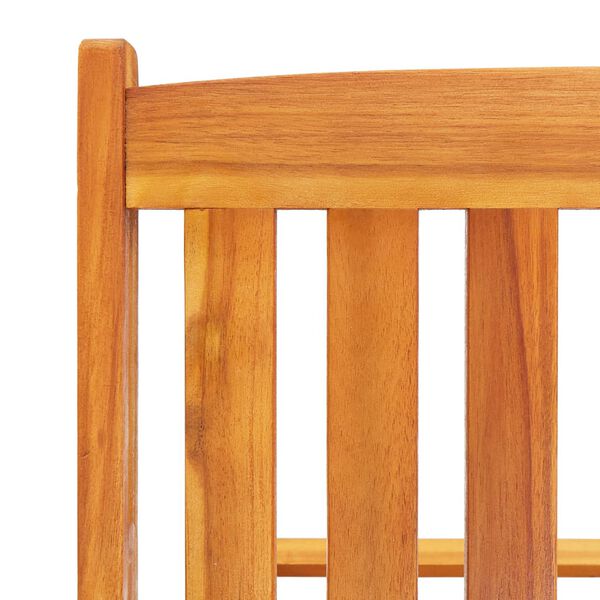 vidaXL Leżaki z poduszkami, 2 szt., lite drewno akacjowe
