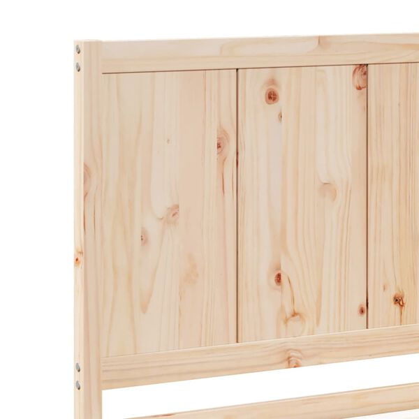 vidaXL Dłuższe łóżko bez materaca, 160x210 cm, lite drewno