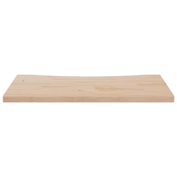 vidaXL Blat biurka, 80x40x2,5 cm, lite drewno sosnowe