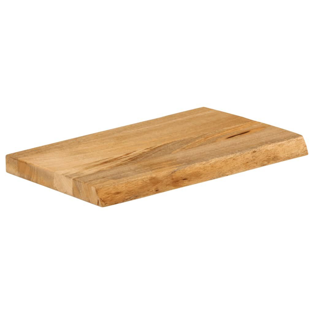 vidaXL Blat stołu z naturalną krawędzią, 40x20x2,5 cm, drewno mango