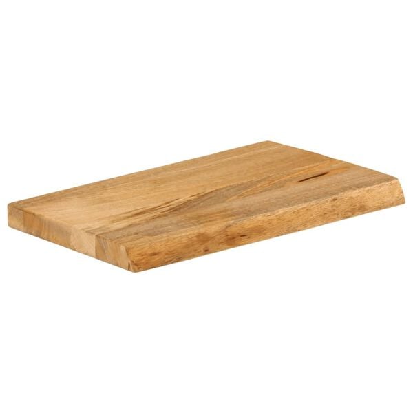 vidaXL Blat stołu z naturalną krawędzią, 40x20x2,5 cm, drewno mango