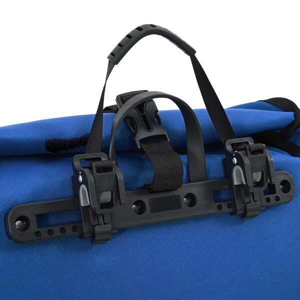 vidaXL Torba rowerowa na bagażnik 25 L Niebieska 32.5x17x57 cm