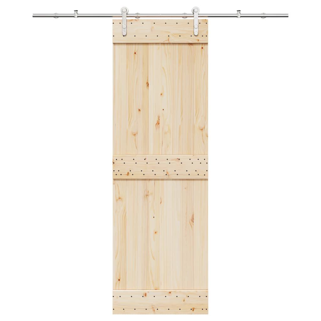 vidaXL System do mocowania drzwi przesuwnych, 183 cm, stal, srebrny