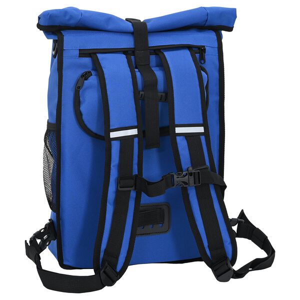 vidaXL Torba rowerowa na bagażnik 20 L Niebieska 31x13x58 cm