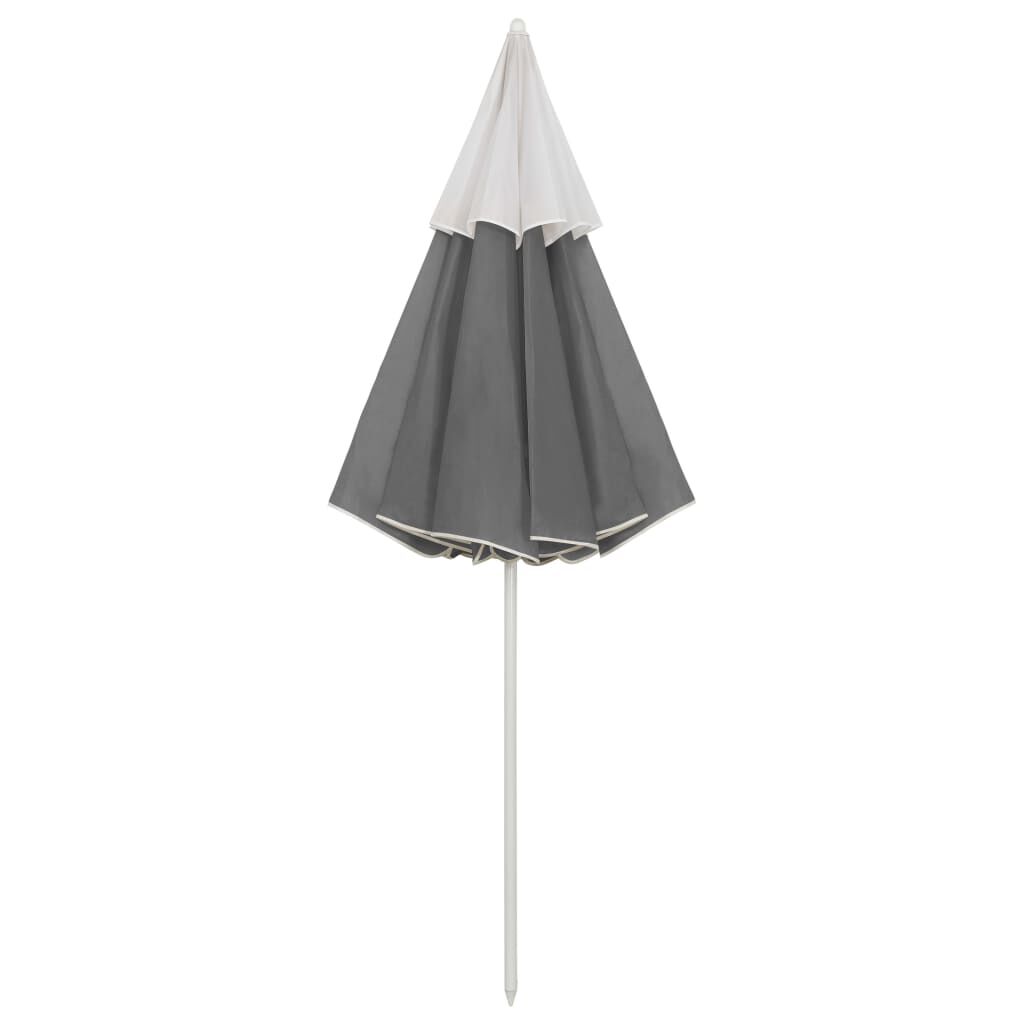 vidaXL Parasol plażowy, antracytowy, 300 cm