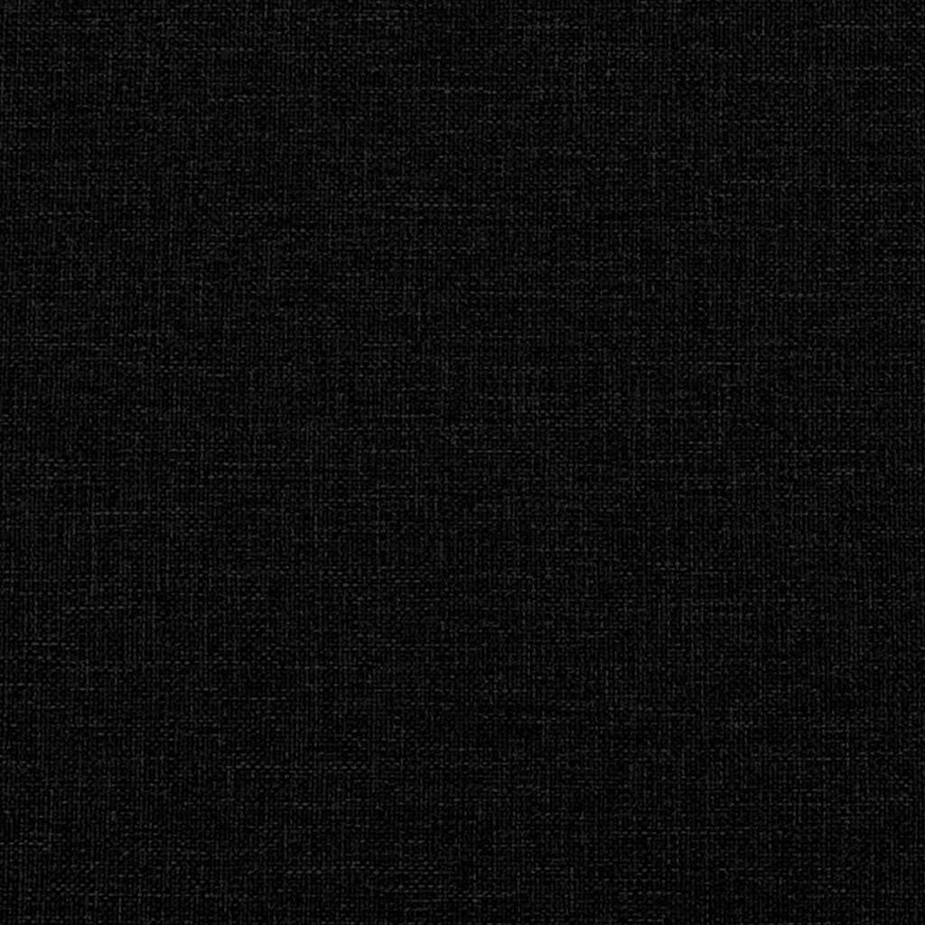 vidaXL Rama łóżka otomana z materacami, czarna, 160x200 cm, tkanina