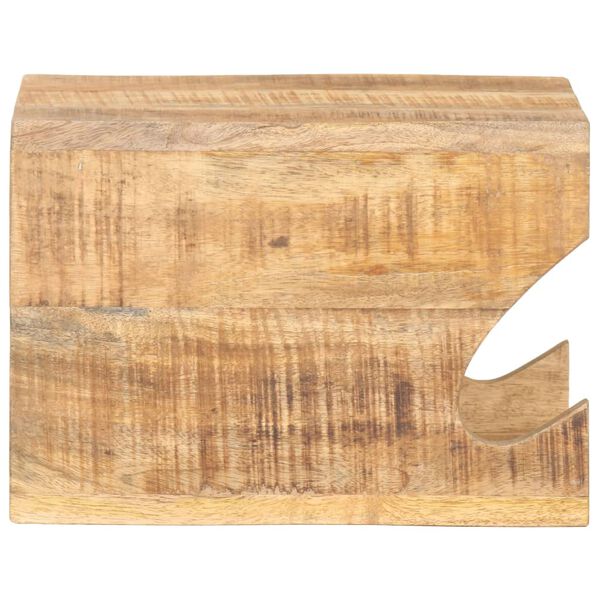 vidaXL Uchwyt ścienny na rower, 35x25x25 cm, lite, surowe drewno mango